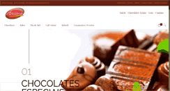 Desktop Screenshot of chocolatesariane.com.br