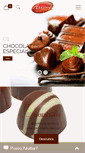 Mobile Screenshot of chocolatesariane.com.br